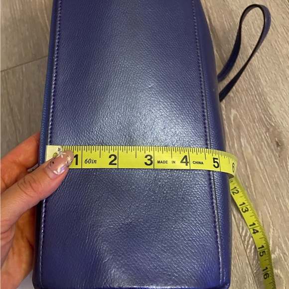 Coach Blue iridescent and Purple Tote Bag - Picture 8 of 11